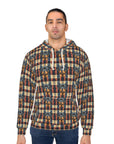 Pawsome Rottweiler Royalty Plaid Unisex Pullover Hoodie