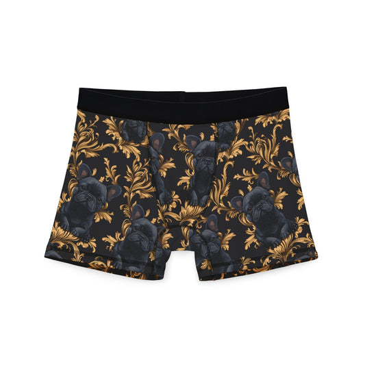 Regal Frenchie Noir Elegance Men's Boxers