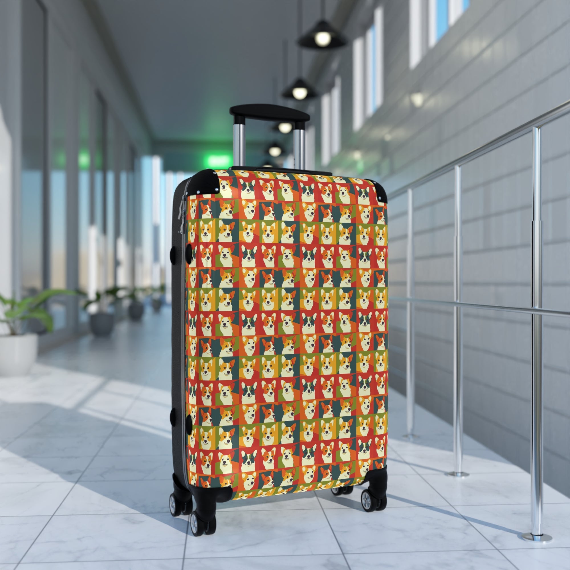 Corgi Chic Popart Pup Suitcase