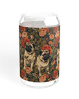 Blooming Pug Paradise Sipper Glass