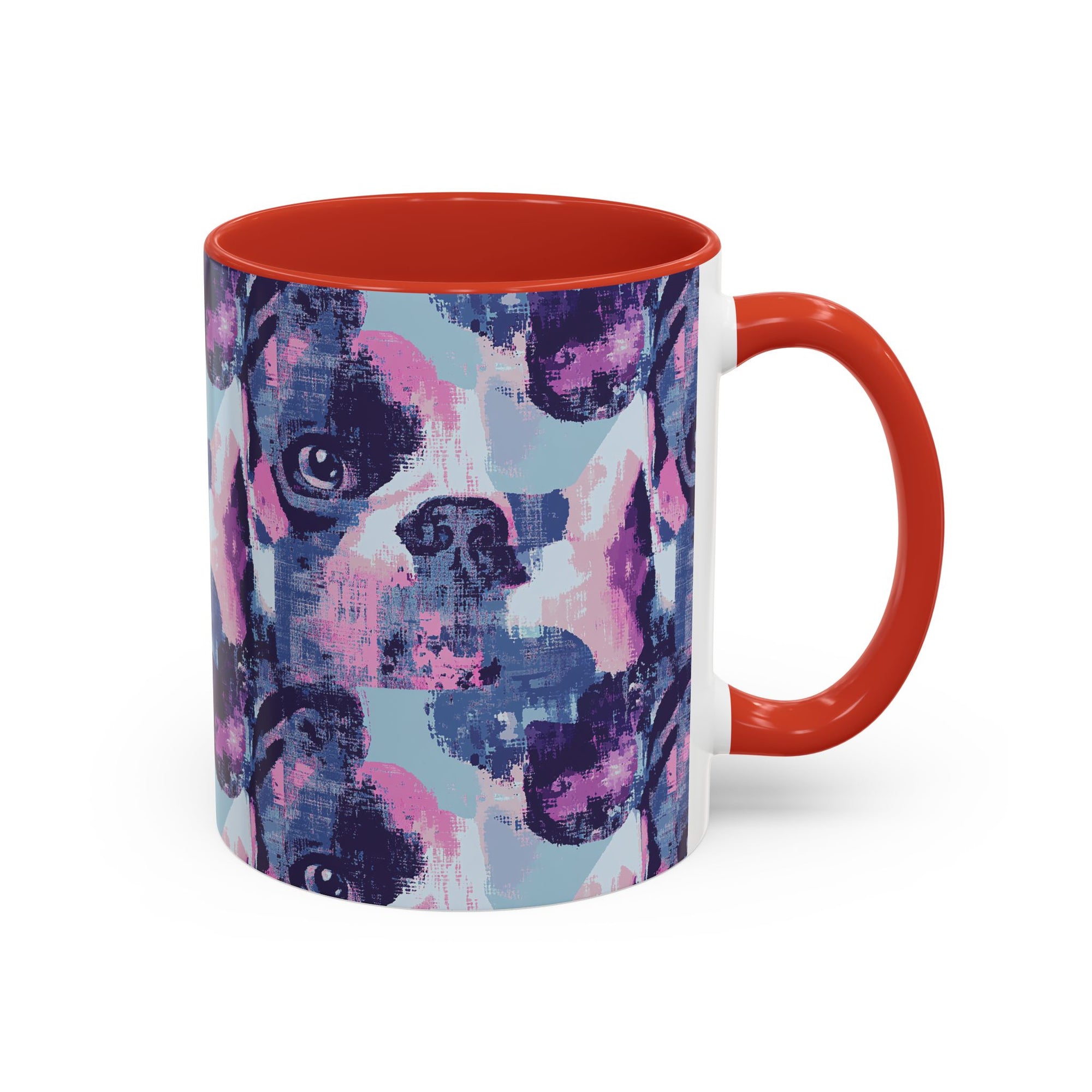 Funky Geometric Boxerista Accent Coffee Mug