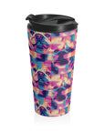 Dazzling Bulldog Chic Stainless Steel Travel Mug