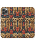 Yorkie Charm Twins Flip Cases