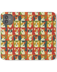 Corgi Chic Popart Pup Flip Cases