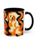 Golden Woof Abstract Glamour Accent Coffee Mug