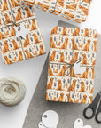 Golden Glamour Paws - Luxe Licks for Regal Retrievers Wrapping Paper