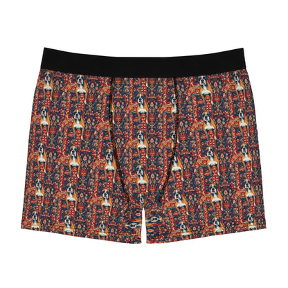 Boxer Blossom Tapestry Delight Men's Boxer Briefs