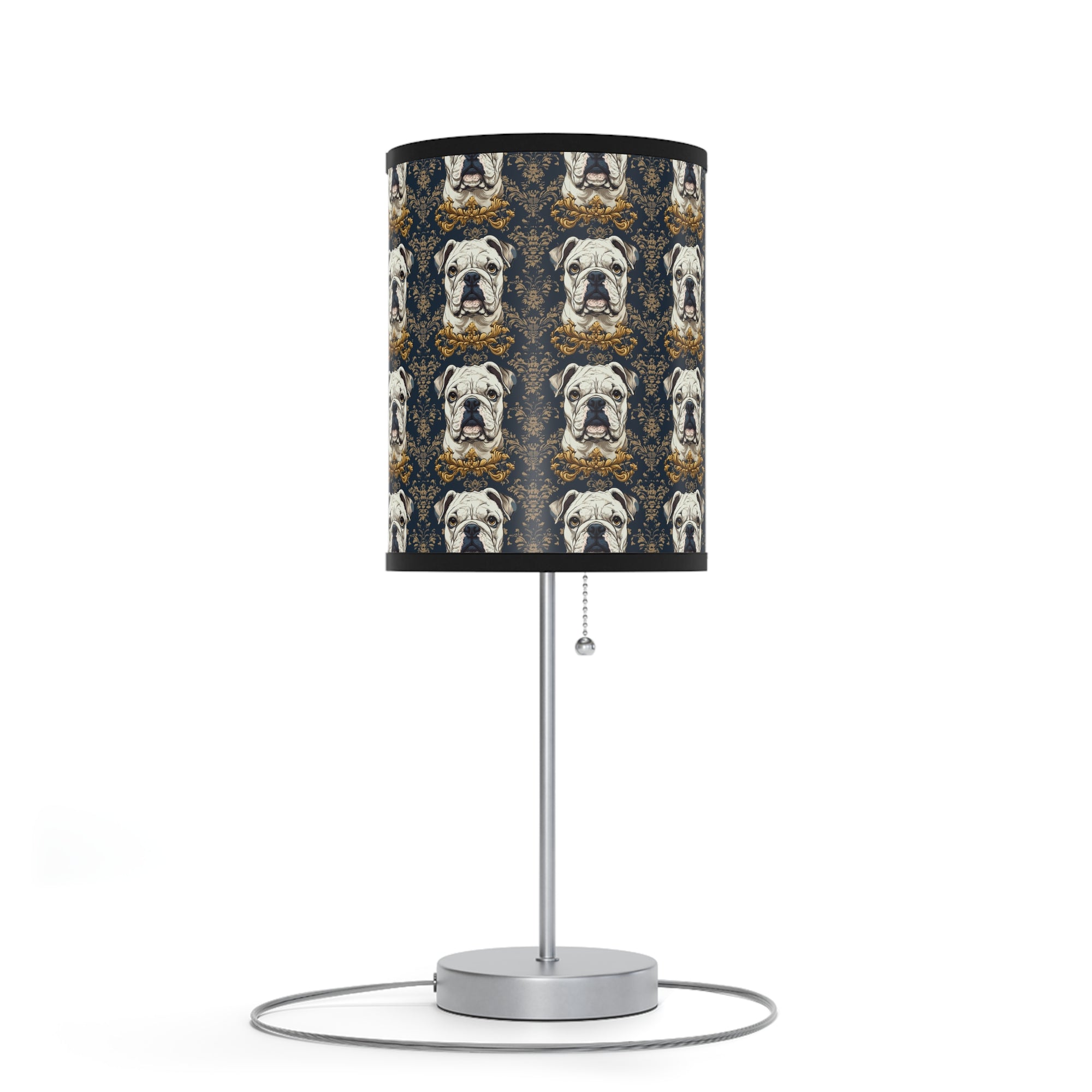 Wildwood Wanderlust Bulldog Lamp on a Stand