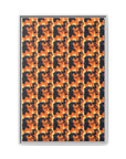 Rottweiler Chic Pawsitivity Matte Canvas, Framed