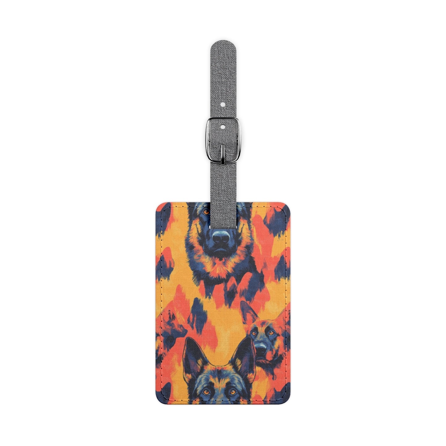 Impressionistic German Shepherds Luggage Tag