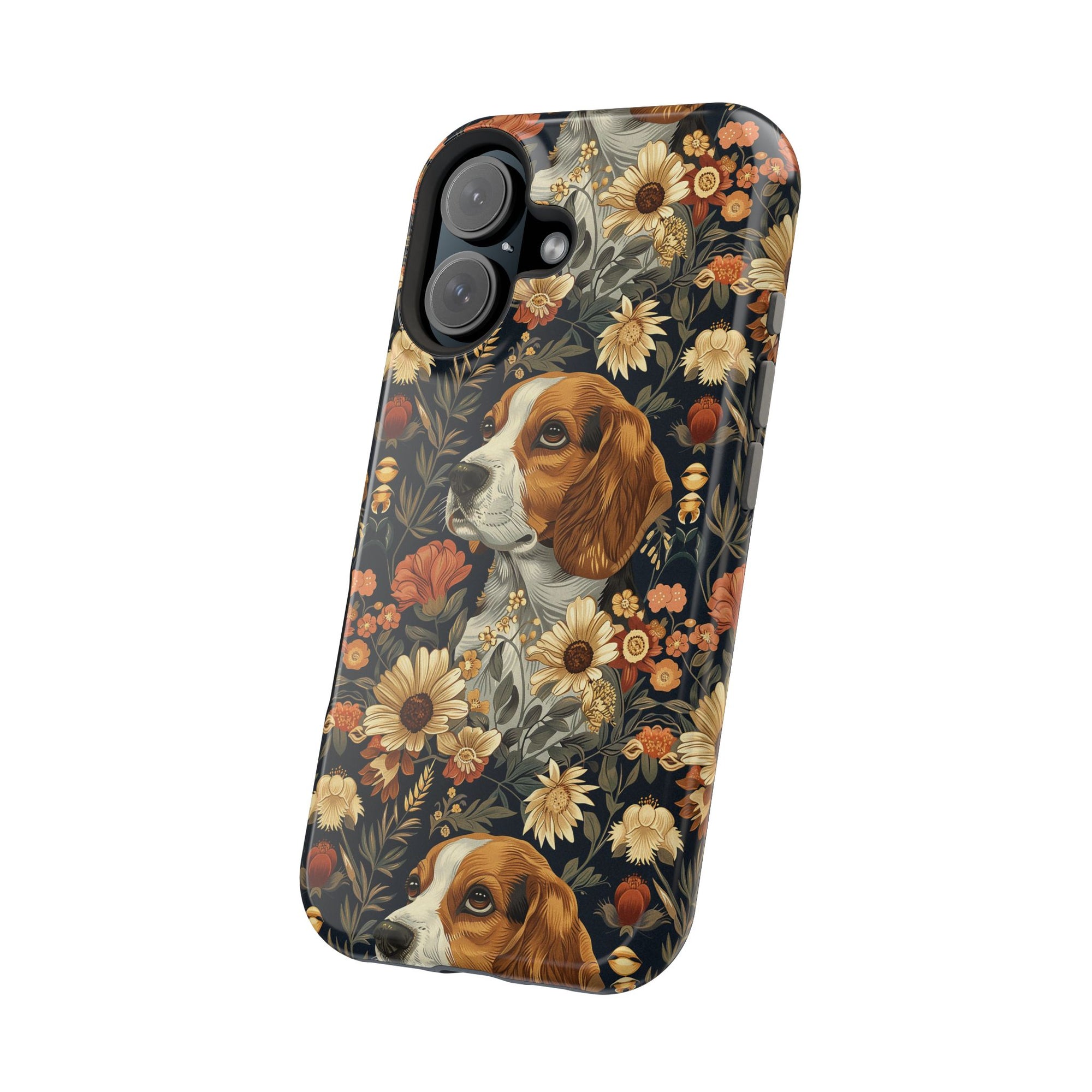 Beagle Blossoms Magnetic Tough Cases