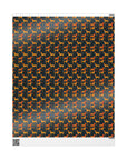 Dapper Dachshund Noir Glow Wrapping Paper