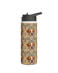 Bowtie Boxer Bliss Stainless Steel Water Bottle