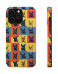 Frenchie Pop Art Pawfection Grid Magnetic Tough Cases