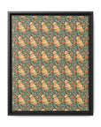 Blooming Goldie Glam Matte Canvas, Framed