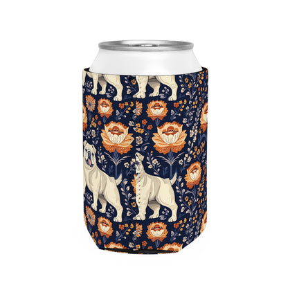 Bulldog Blossom Bonanza Can Cooler Sleeve