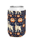 Bulldog Blossom Bonanza Can Cooler Sleeve