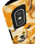 Golden Glitz 'n Glamour Woofwear Slim Phone Cases