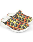 Whimsical Warhol Labrador Kid's Foam Clogs