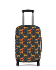 Dapper Dachshund Noir Glow Luggage Cover