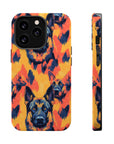 Impressionistic German Shepherds Magnetic Tough Cases