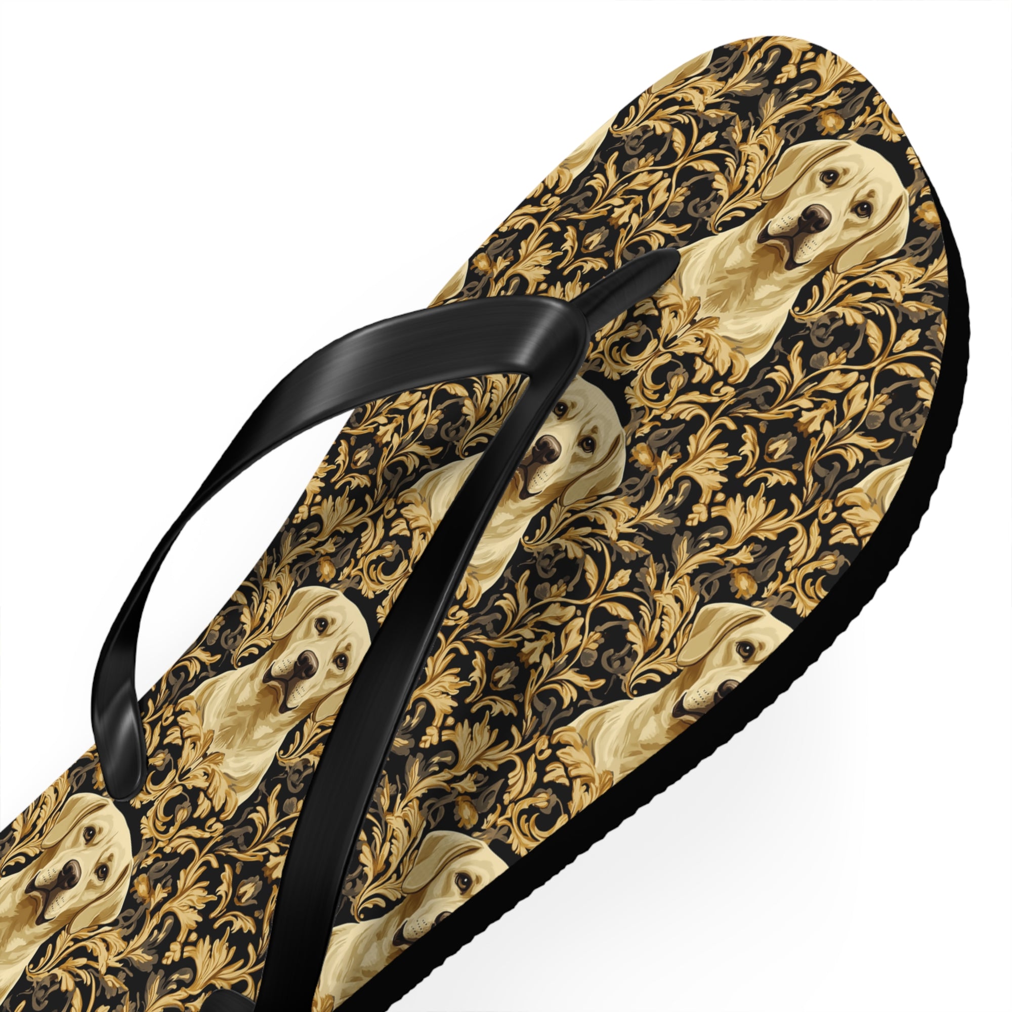 Royal Pawsitivity Labs Flip Flops