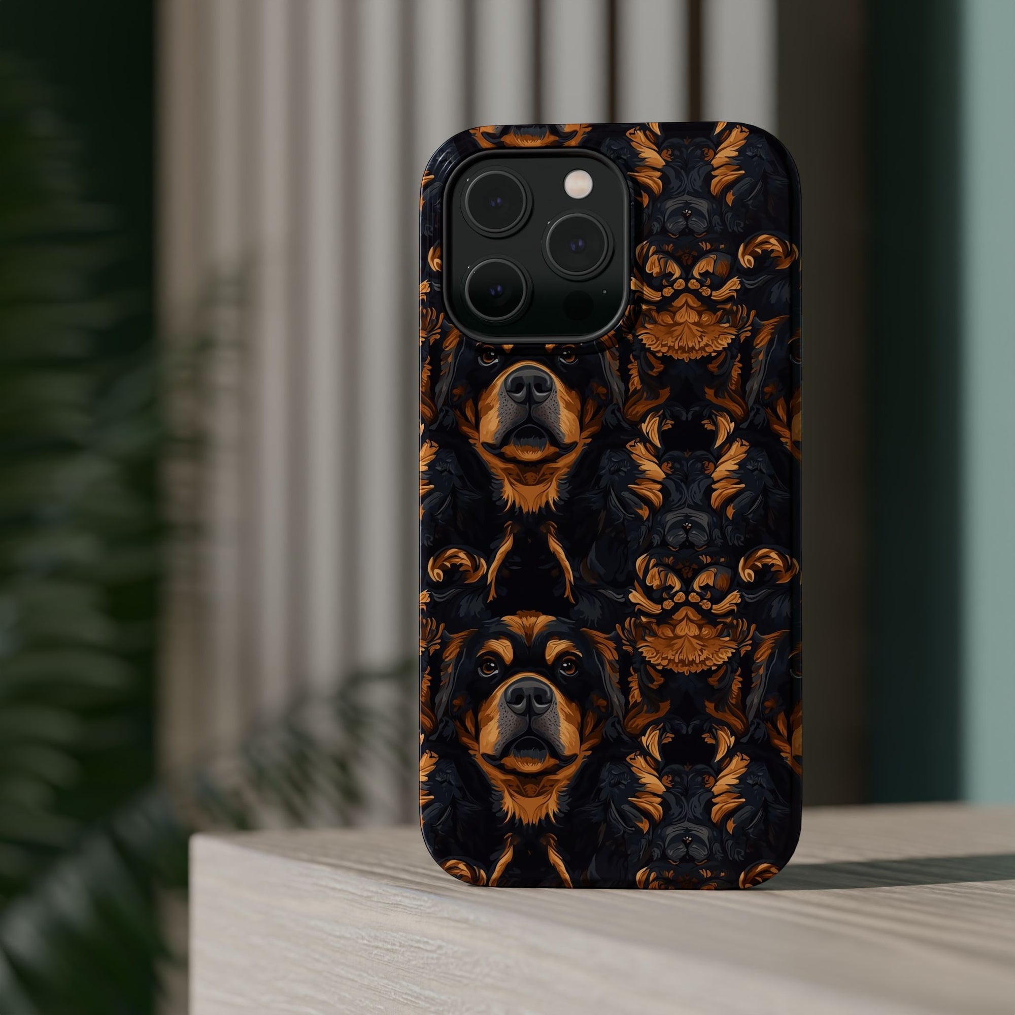 Modern Rottweiler Royalty Magnetic Tough Cases