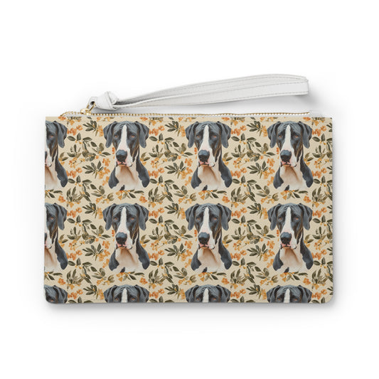 Majestic Great Dane Meadow Clutch Bag