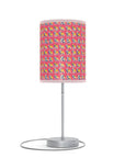 Bubblegum Glamour Bulldog Bouquet Lamp on a Stand