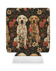 Blossoming Labradors Bouquet Can Cooler Sleeve