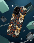 Floofy Corgi Blossom Blast Magnetic Tough Cases