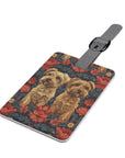 Yorkie Charm Twins Luggage Tag