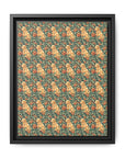 Blooming Goldie Glam Matte Canvas, Framed