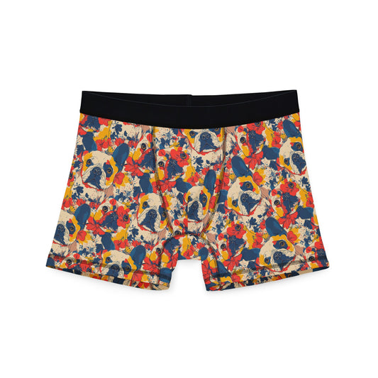 Bloom Pup Frenchietastic Splatter Men's Boxers