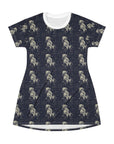 Celestial Boxer Bliss T-Shirt Dress