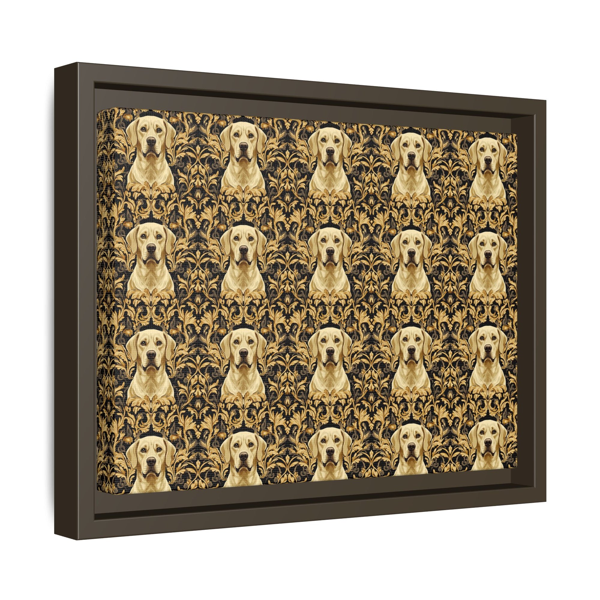 Royal Pawsitivity Labs Matte Canvas, Framed