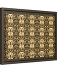 Royal Pawsitivity Labs Matte Canvas, Framed