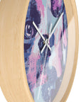 Funky Geometric Boxerista Wall Clock