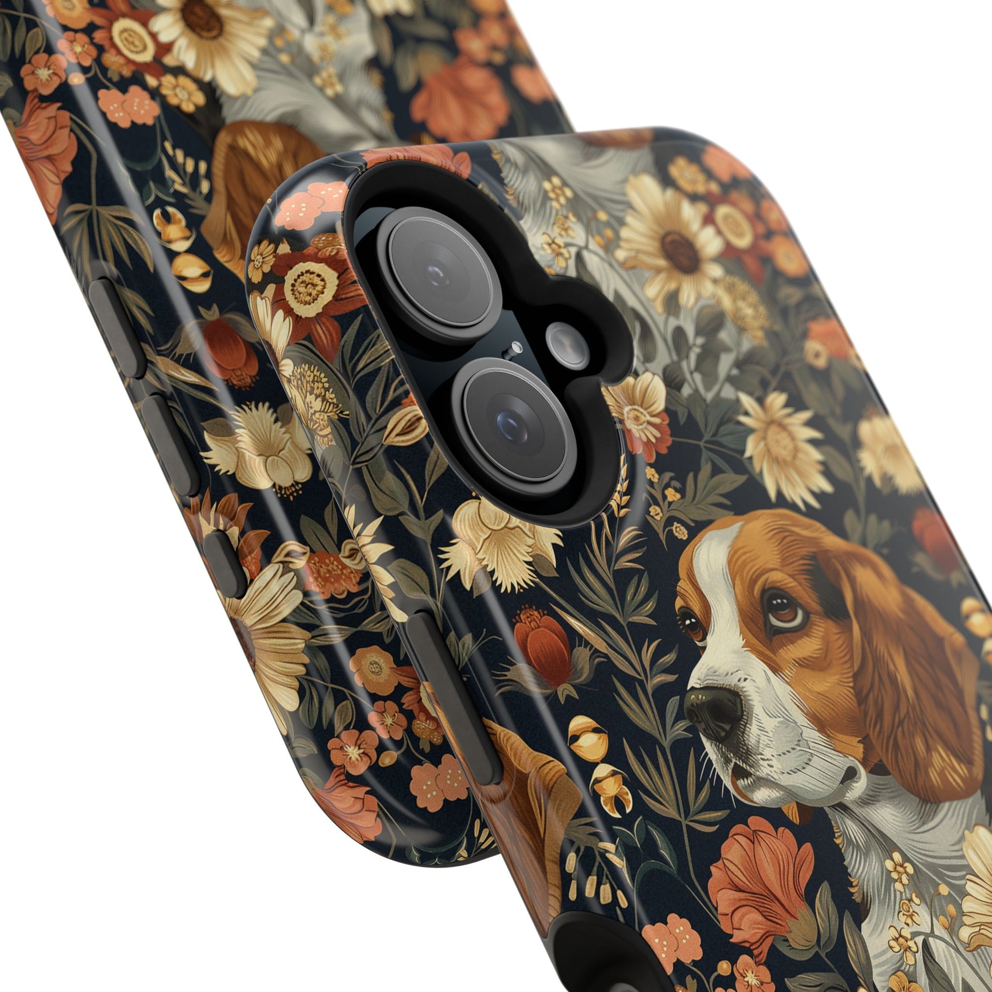 Beagle Blossoms Magnetic Tough Cases