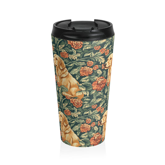 Blooming Goldie Glam Stainless Steel Travel Mug