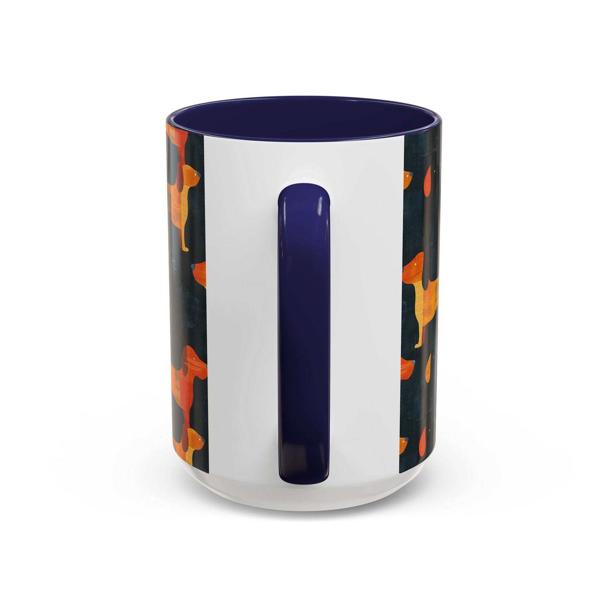 Dapper Dachshund Noir Glow Accent Coffee Mug