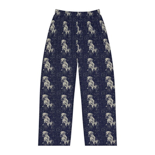 Celestial Boxer Bliss Women's Pajama Pants