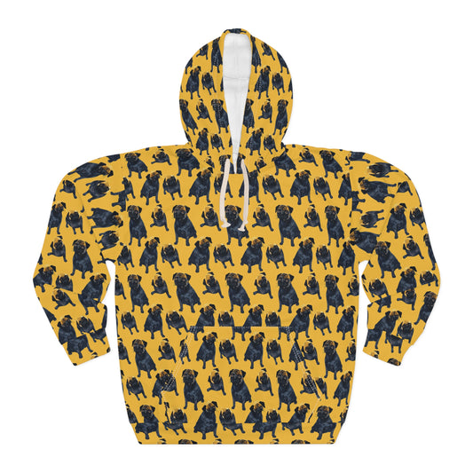 Puglet Posh Paradise Unisex Pullover Hoodie