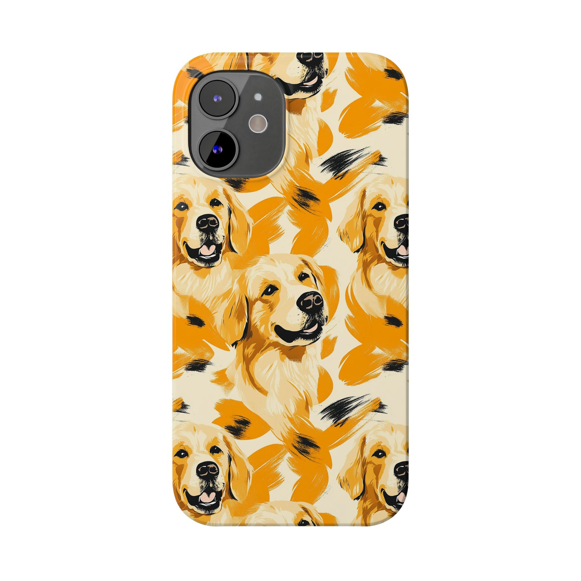 Golden Glitz &#39;n Glamour Woofwear Slim Phone Cases