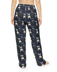 Frenchie Celestial Soar Women's Pajama Pants