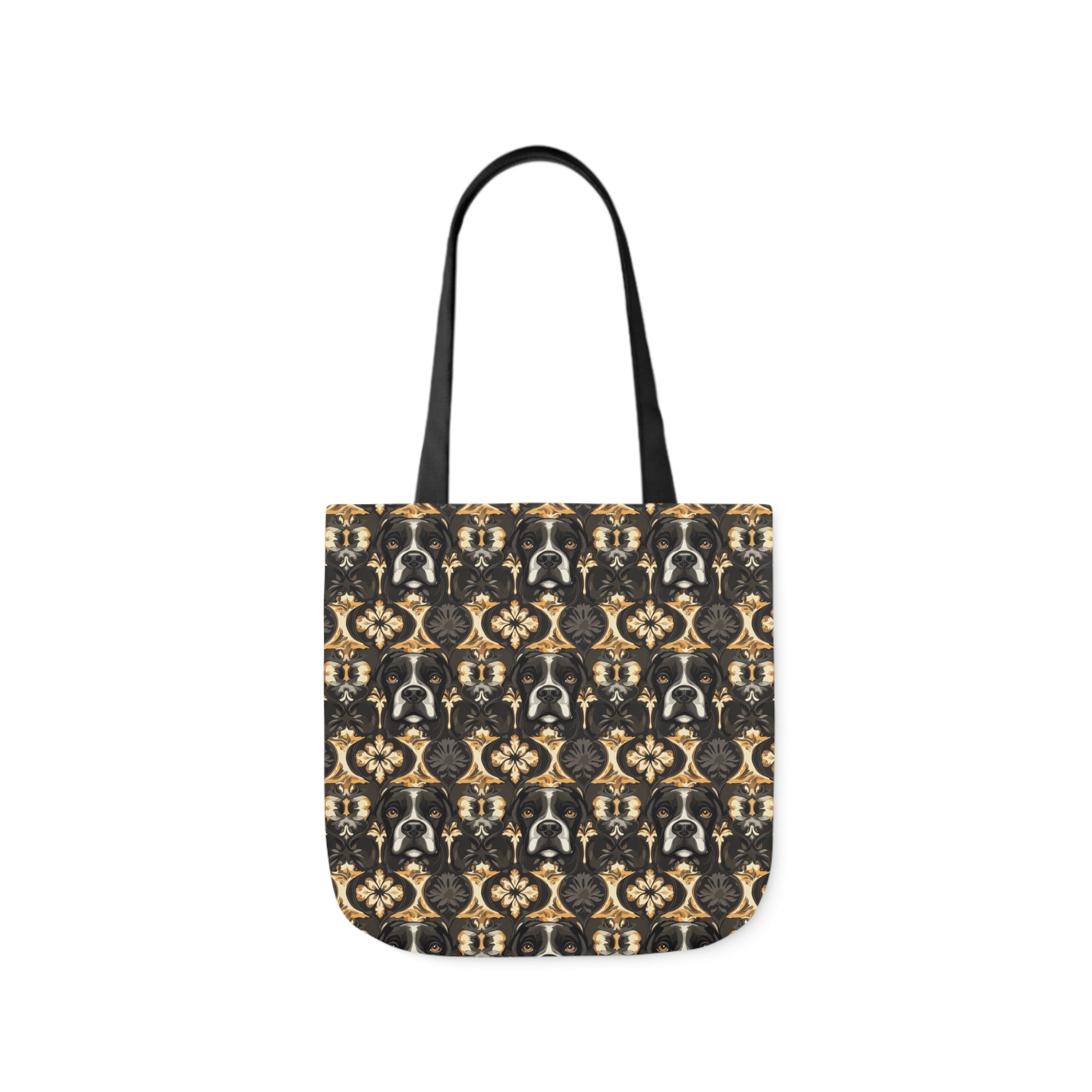 Manor Pup Boxer Royale Canvas Tote Bag