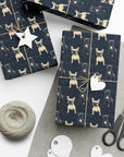 Frenchie Celestial Soar Gift Wrap Papers