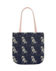 Celestial Boxer Bliss Canvas Tote Bag