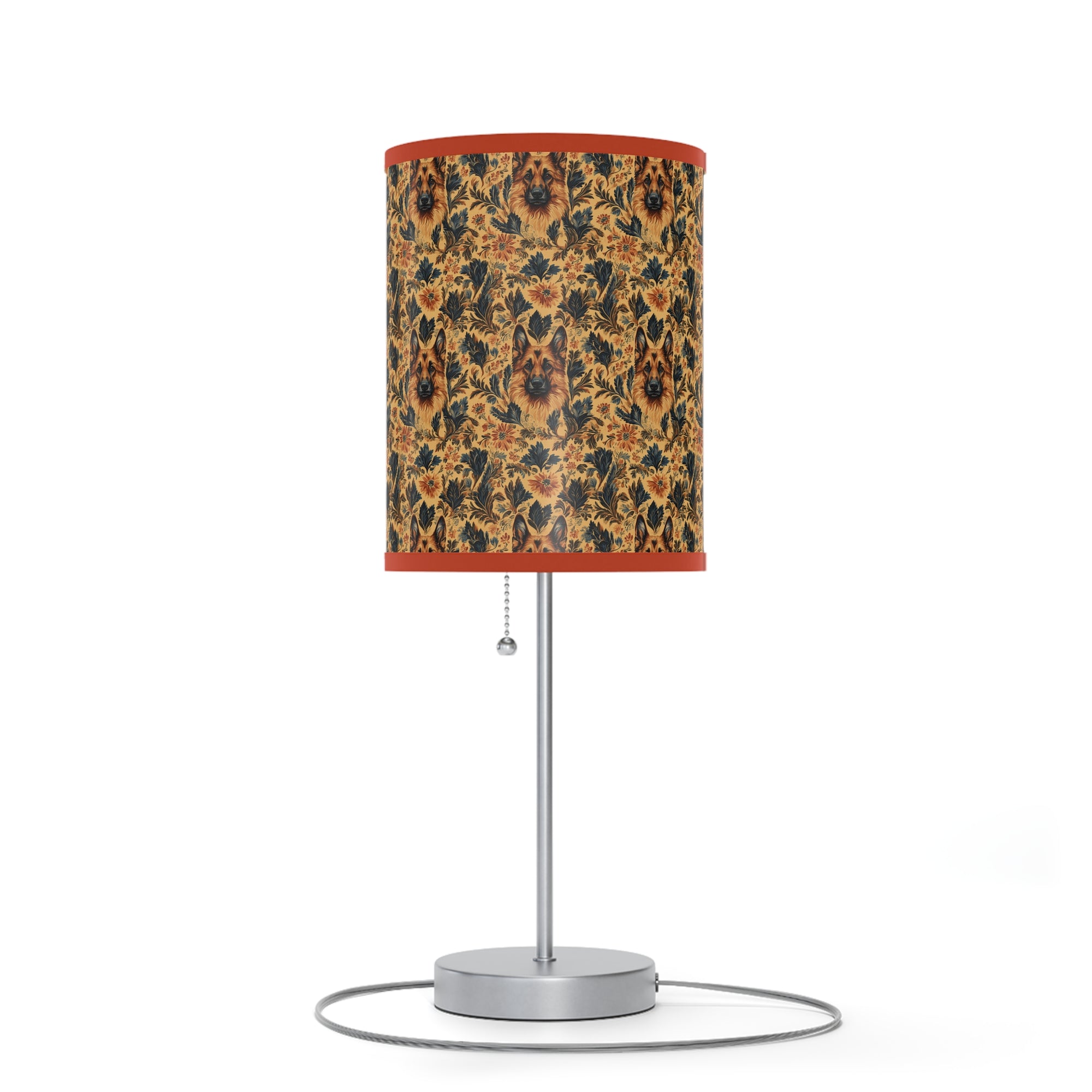 Autumnal German Shepherd Glamour Lamp on a Stand