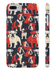 Bulldoggy Bliss Chomper Slim Phone Cases